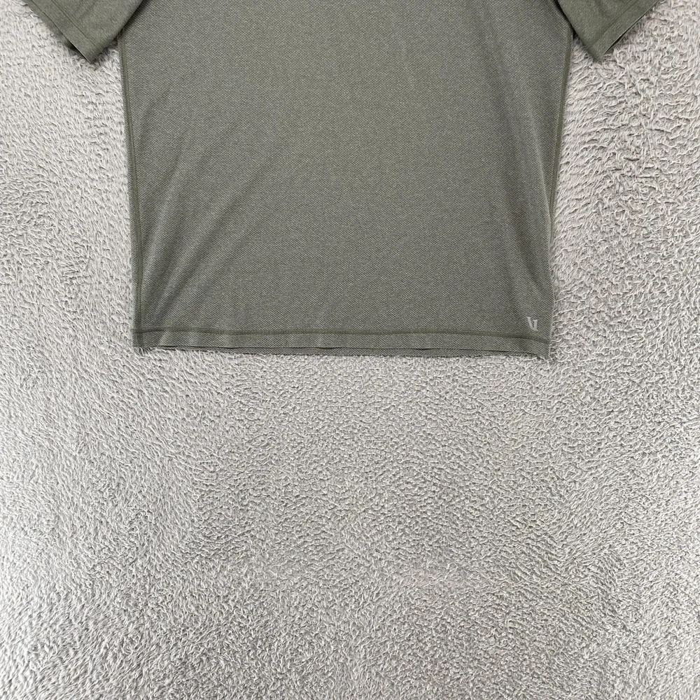 Vuori Grandview Tech Shirt Mens XL Green Mesh Lightweight‎ Gym Workout Tee
